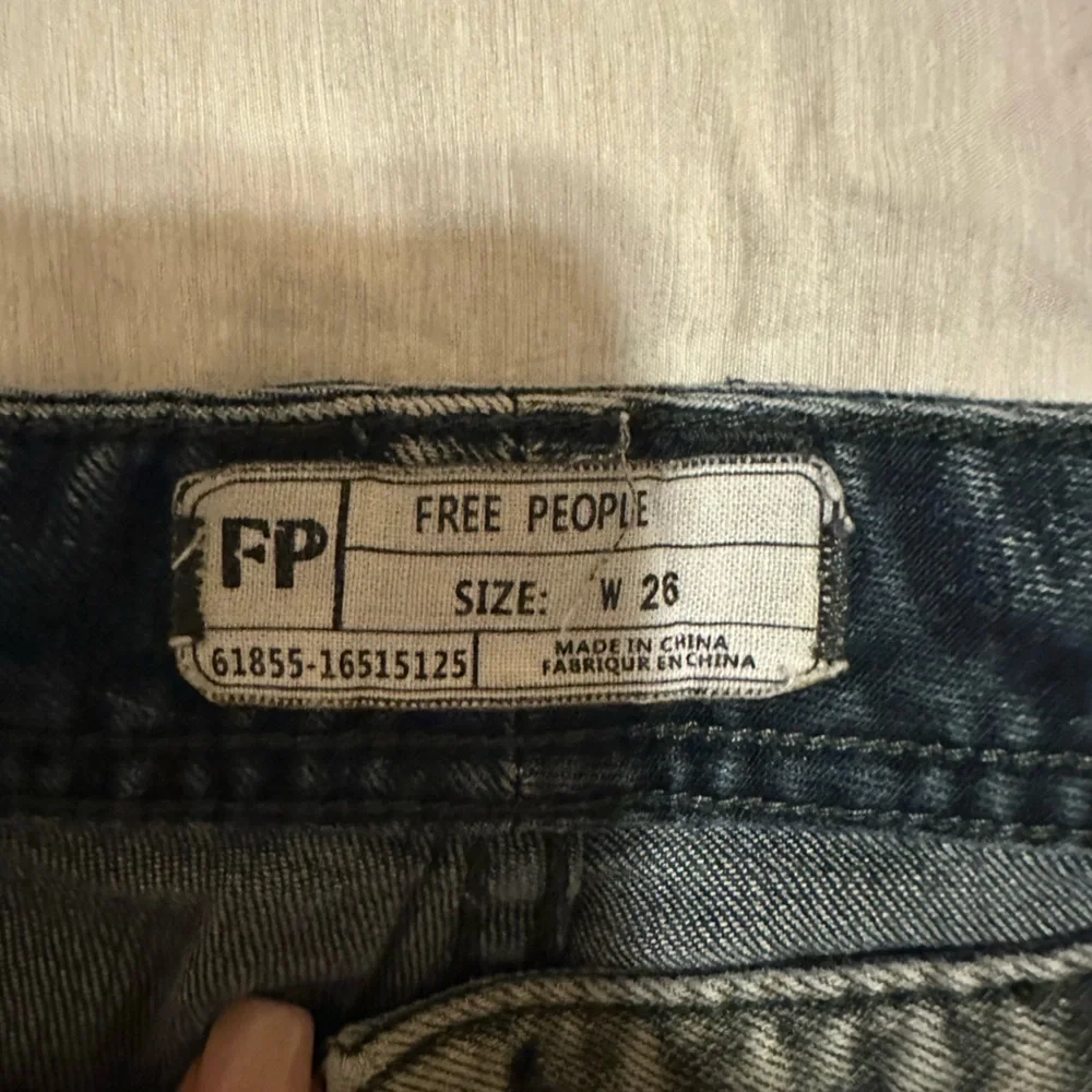 Free People Women’s Charcoal Straight Jeans